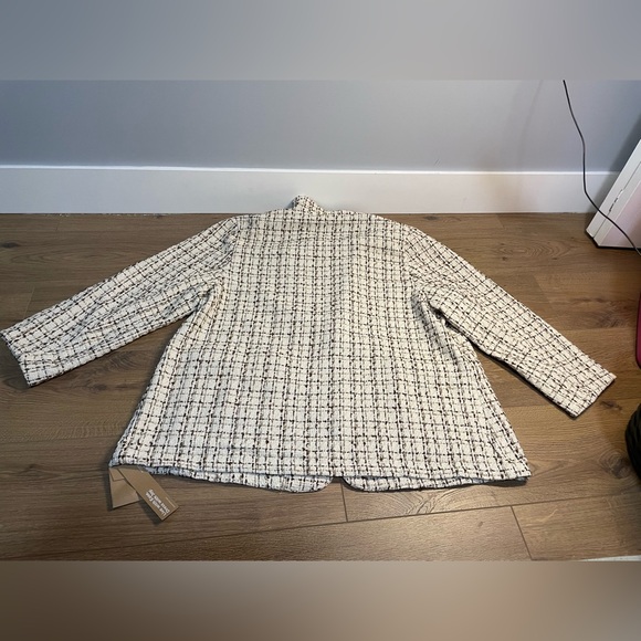 BloomChic NEW NWT Gingham Suit Collar Flap Pocket Blazer Women’s US 22-24 - Picture 5 of 8